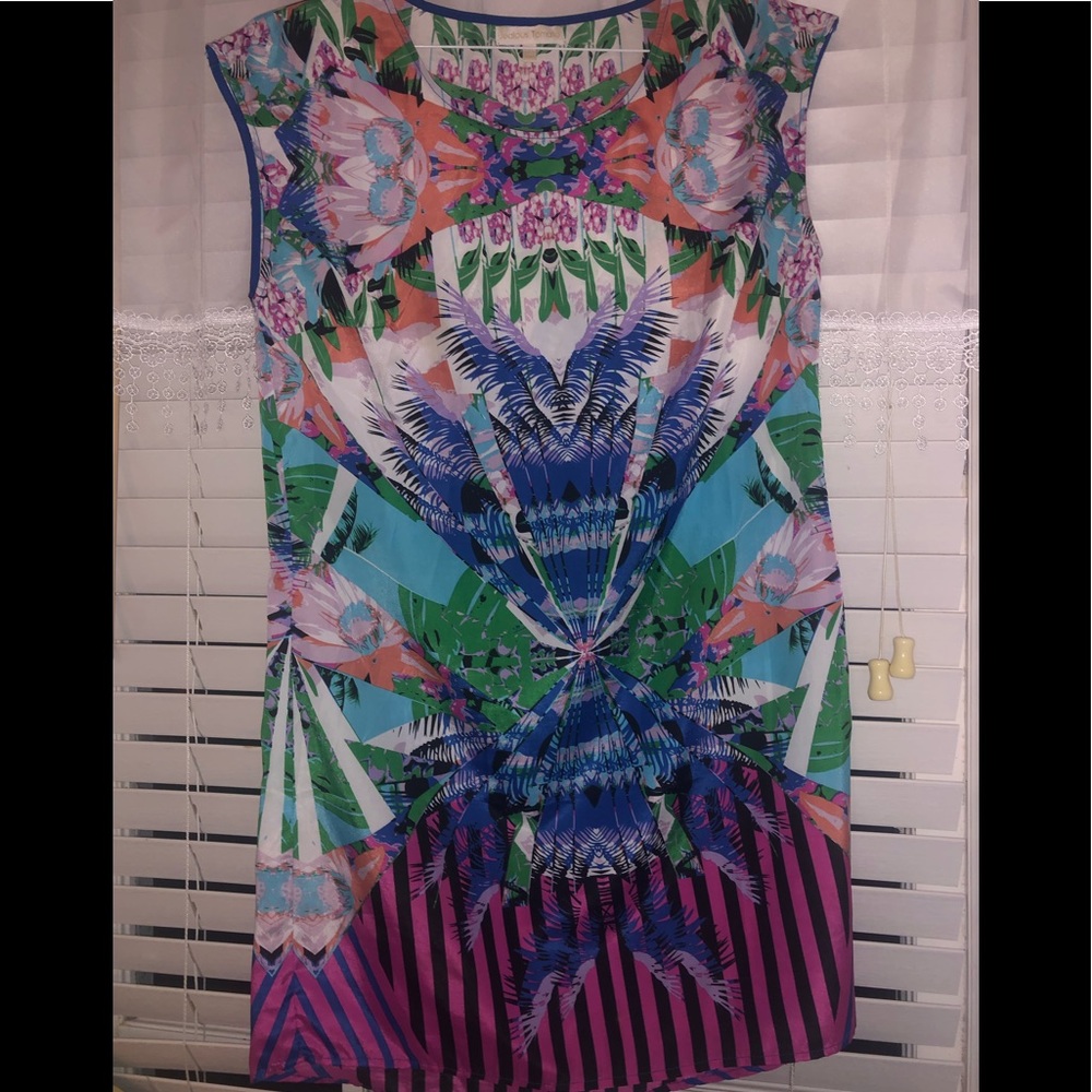 Patterned shift dress